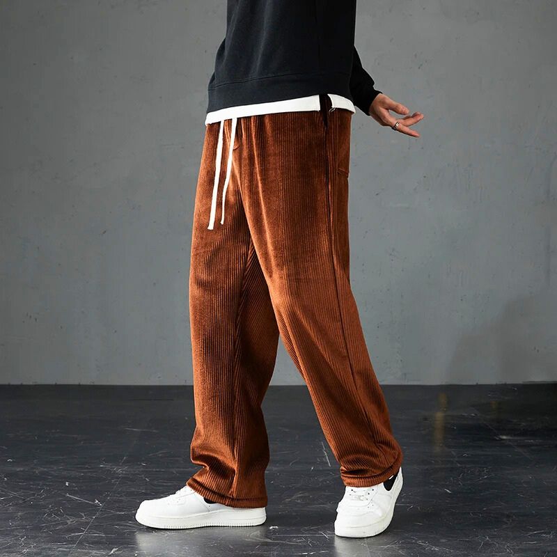 Corduroy joggers mens sale