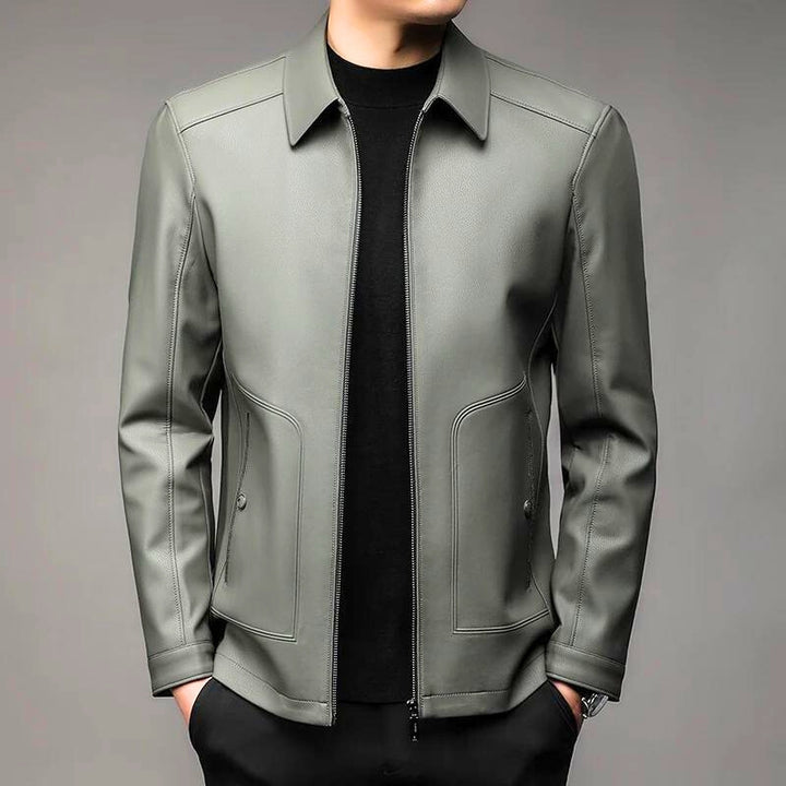 Bernardo Cavallino Leather Jacket