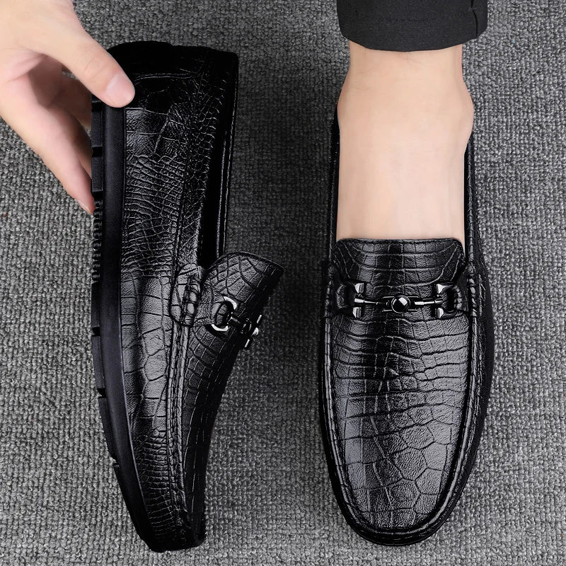 Giovanni Leather Loafers