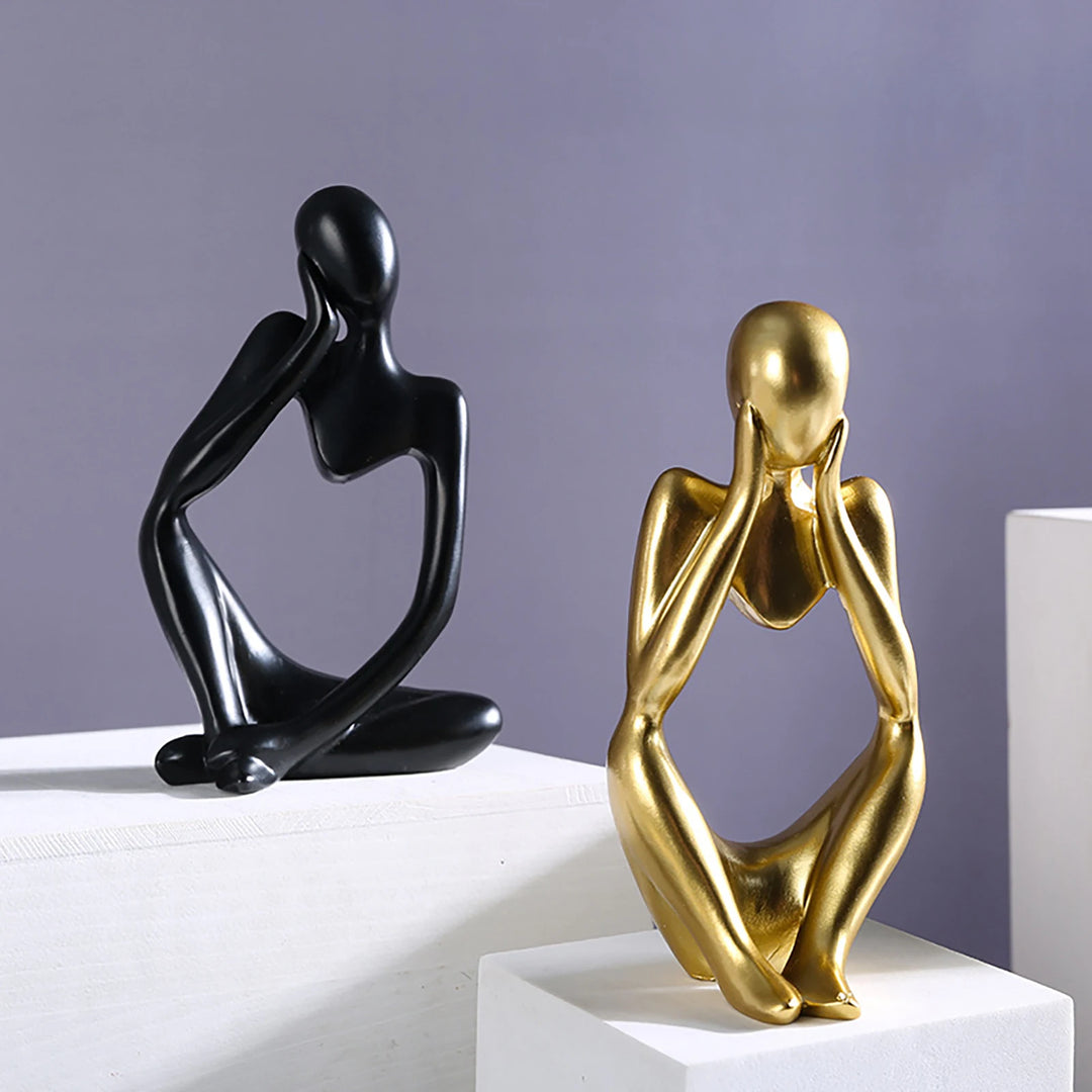 3 Piece Abstract Figurines