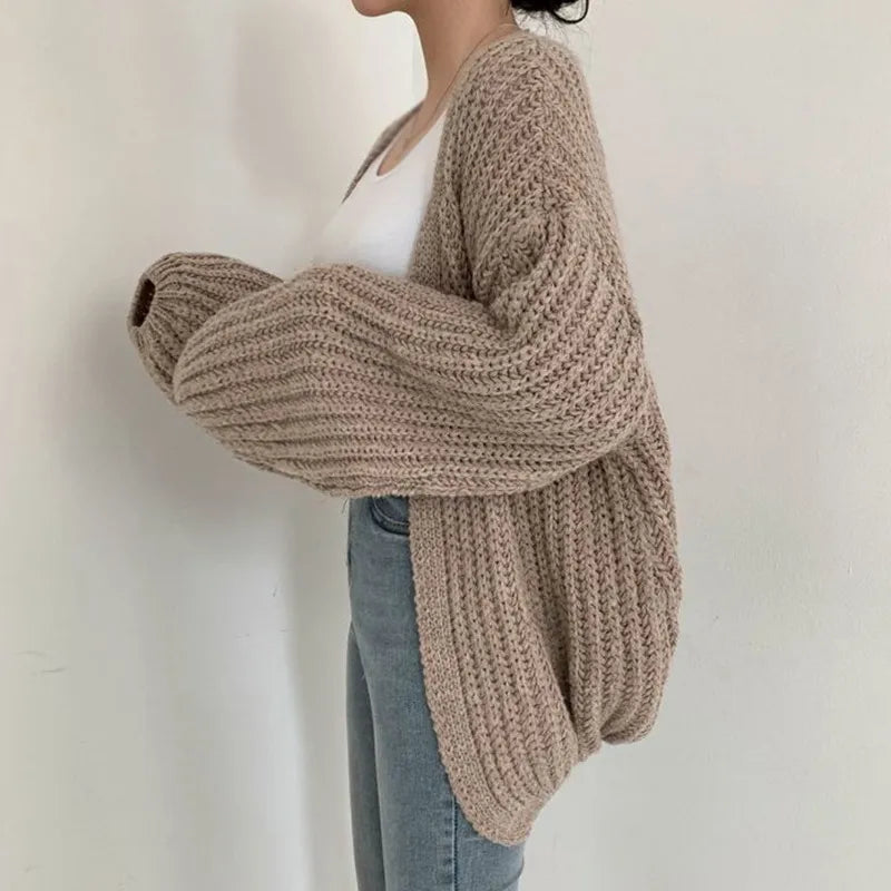 Women's Knitted Chunky Cardigan
