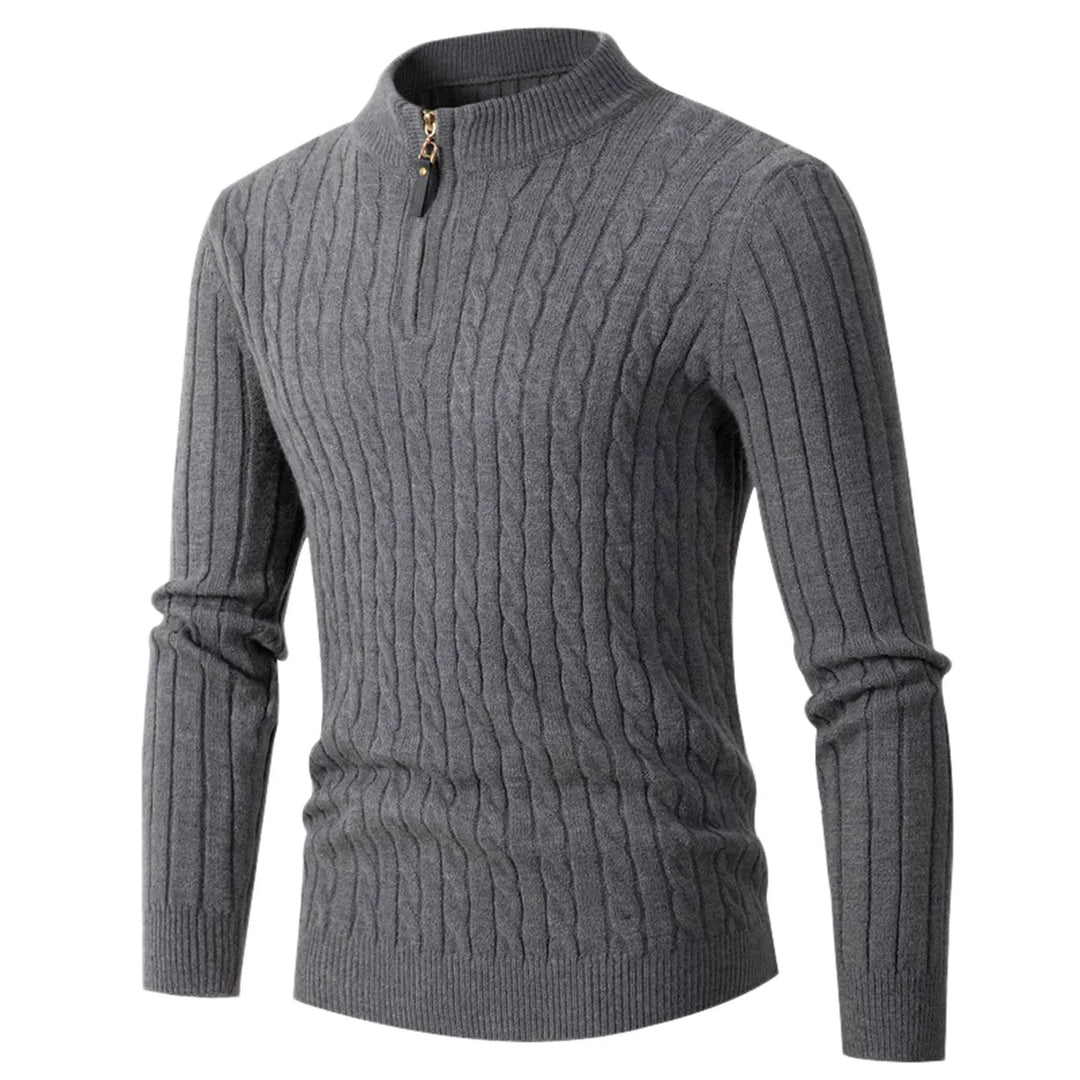 Men's Zipper Pullover Sweater