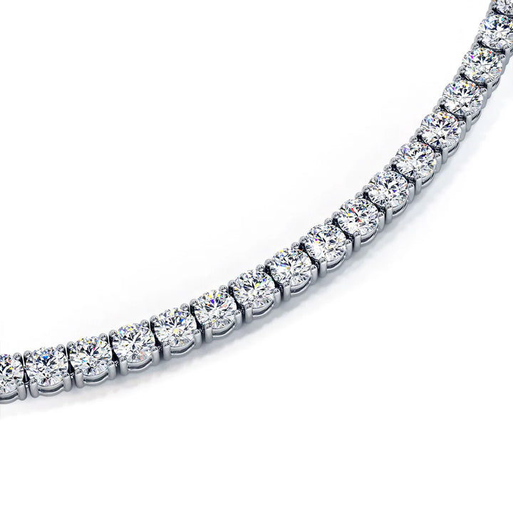 Aurace™ Moissanite Tennis Necklace with Certificate