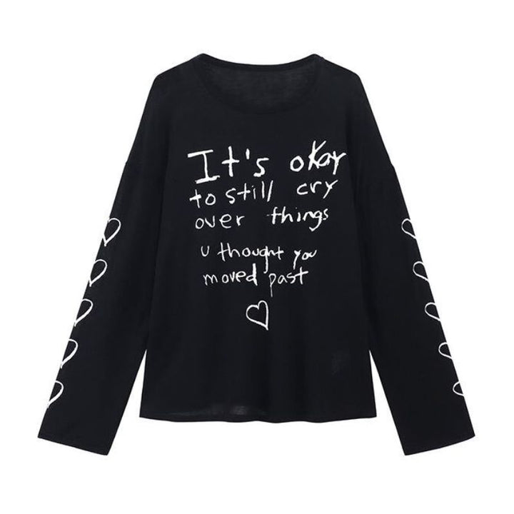 "It's Okey" Long Sleeve Top