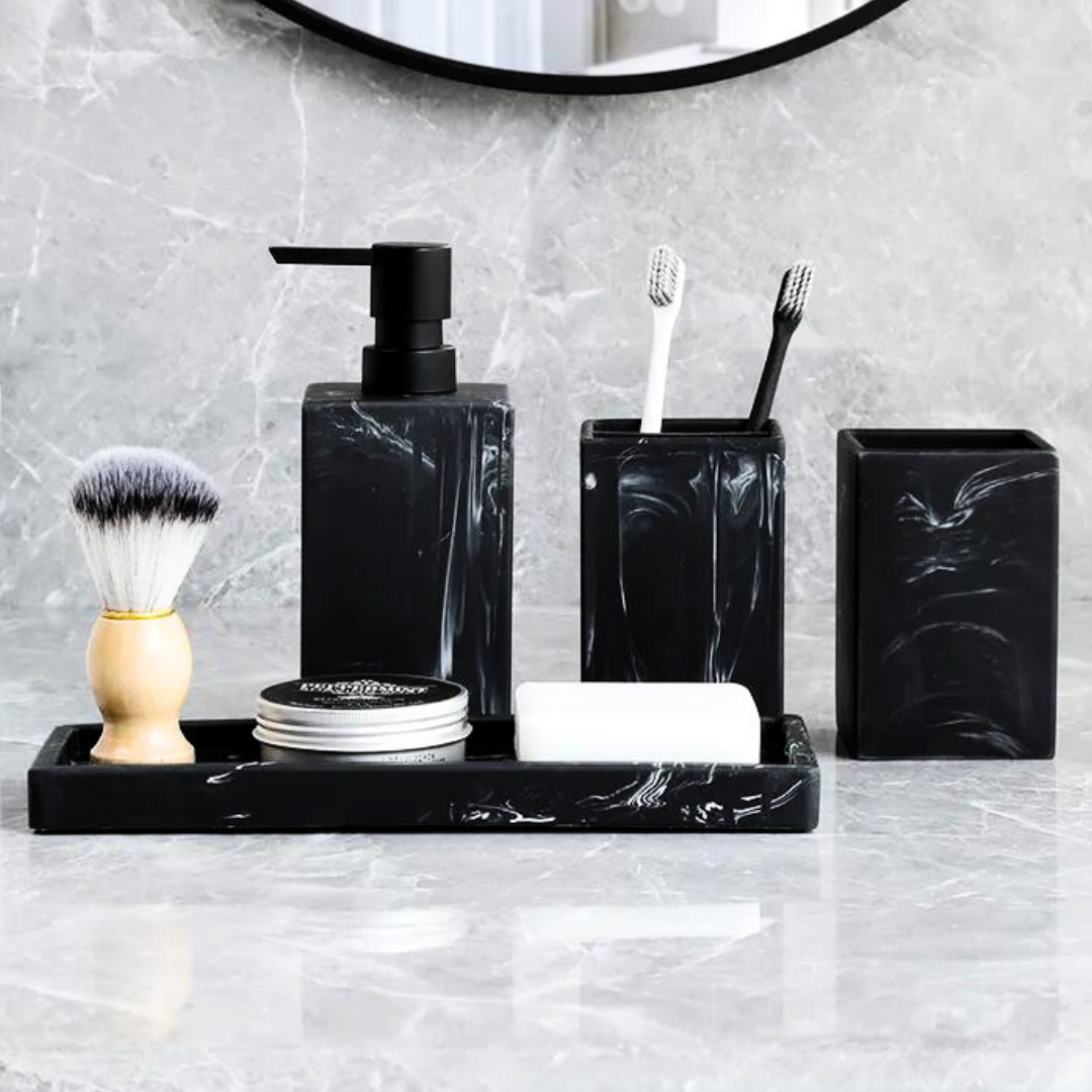 Bond Marble Bathroom Set