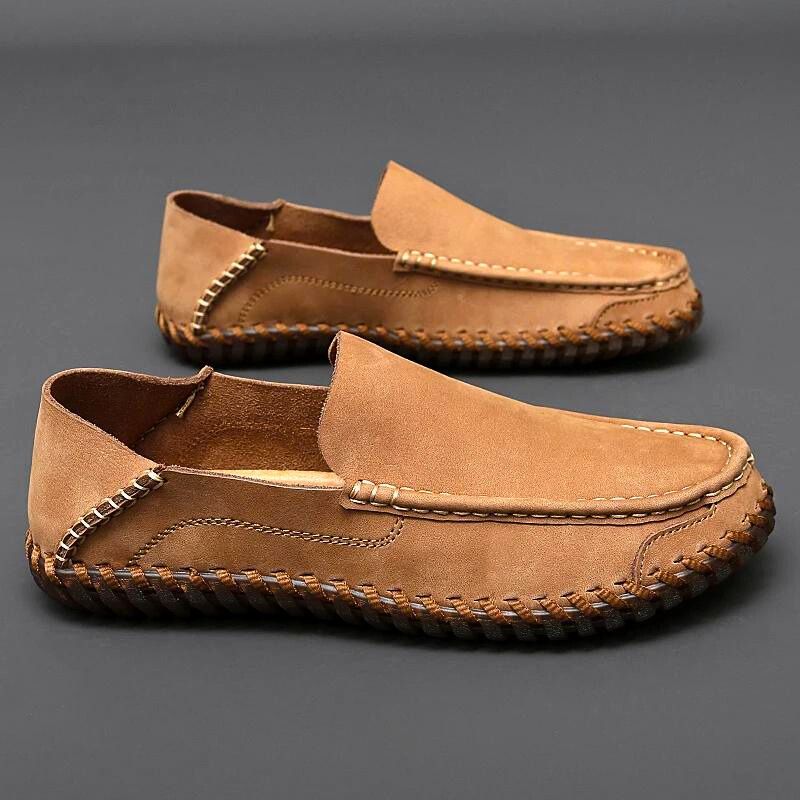 Mykonos Genuine Leather Loafers - Nuvoula