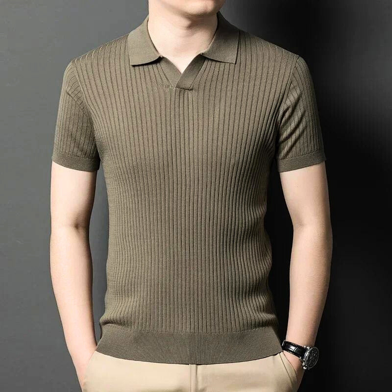 Grayson Knitted Polo Shirt