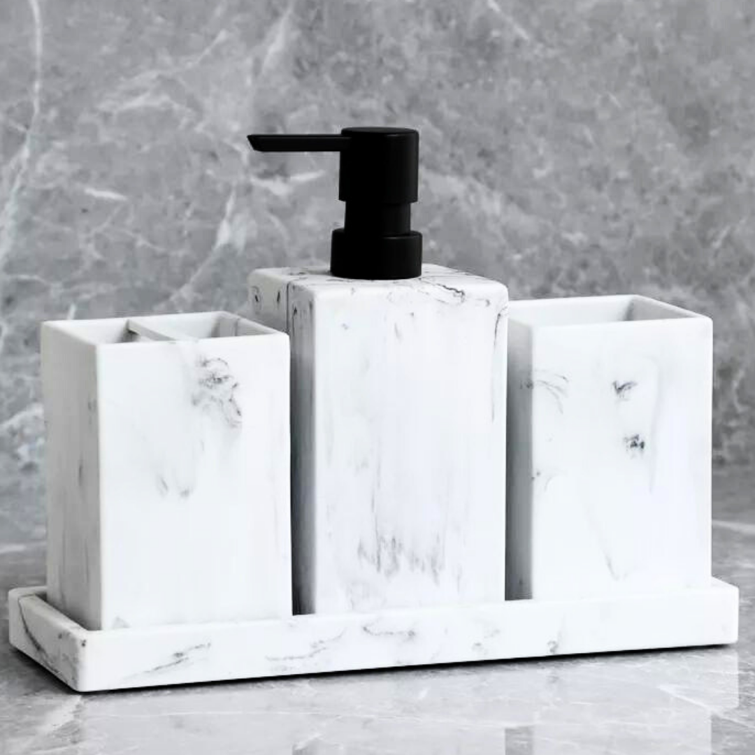 Bond Marble Bathroom Set