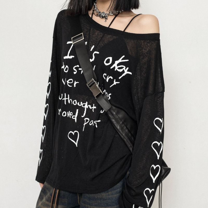 "It's Okey" Long Sleeve Top