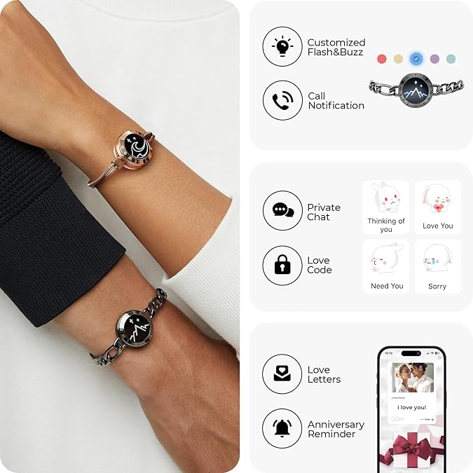 LuvSync™ Touch Bracelets