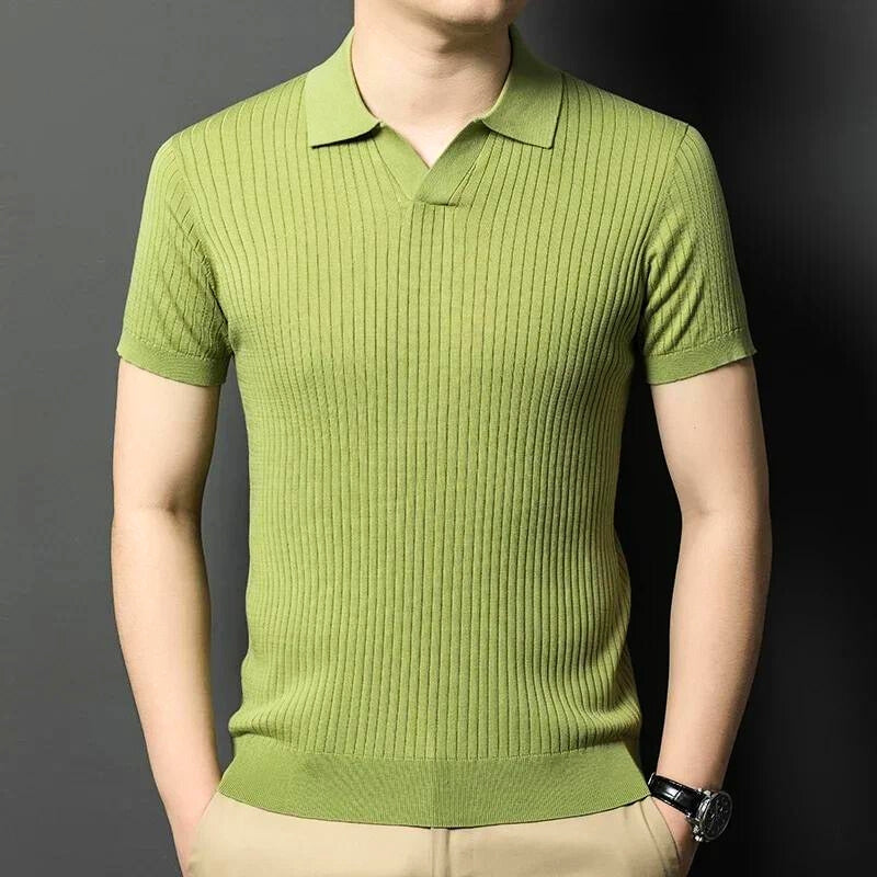 Grayson Knitted Polo Shirt