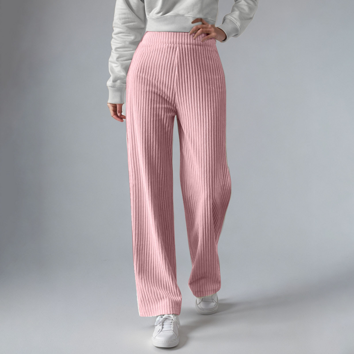 Everly Rib-Knit Sweatpants