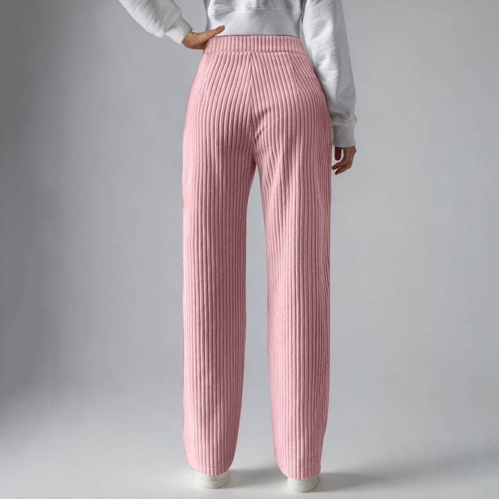 Everly Rib-Knit Sweatpants