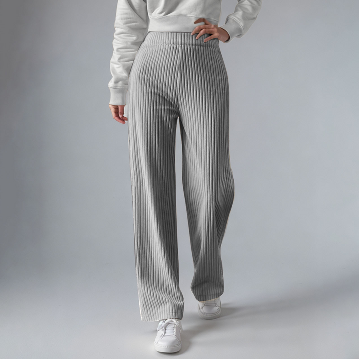 Everly Rib-Knit Sweatpants