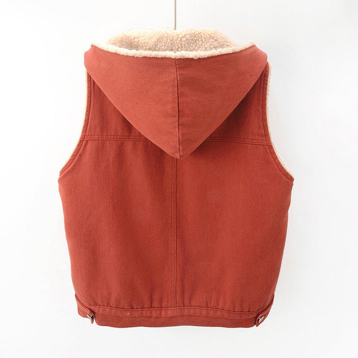 Harper Sherpa Denim Vest