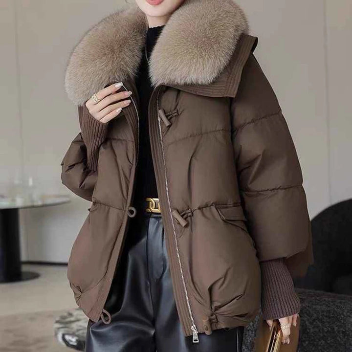 Luvora Fur-Collar Coat