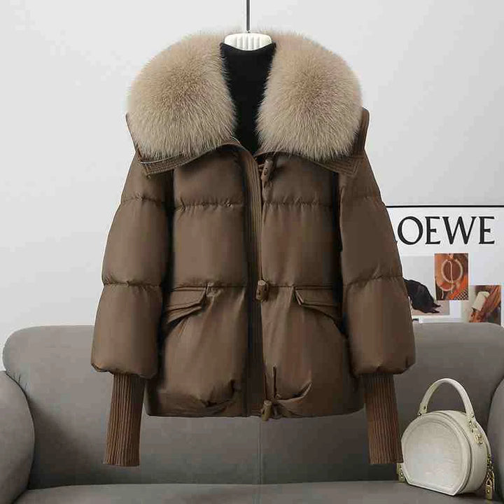 Luvora Fur-Collar Coat