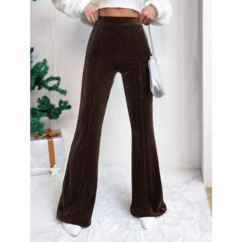 Velmara Velvet Bell Bottoms