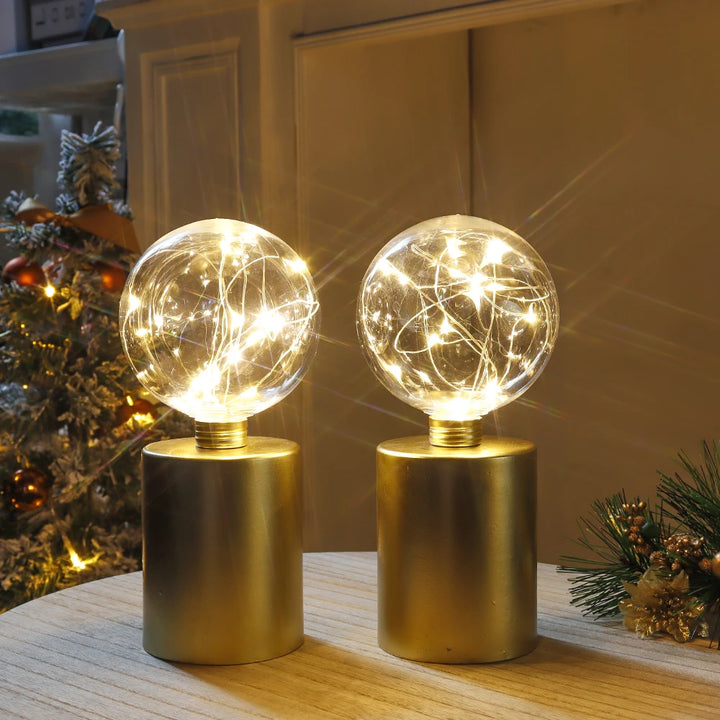 Luminara Gold Cordless Table Lamps