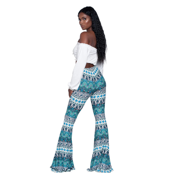 Velmora Printed Bell Bottoms