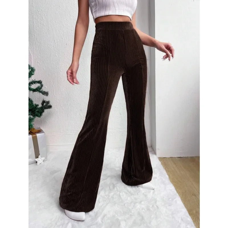 Velmara Velvet Bell Bottoms