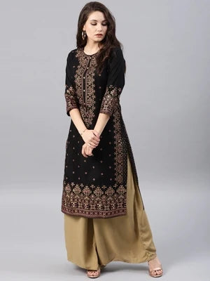 Aaraya Cotton Floral Kurta