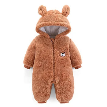 SnuggleBear™ Plush Baby Romper