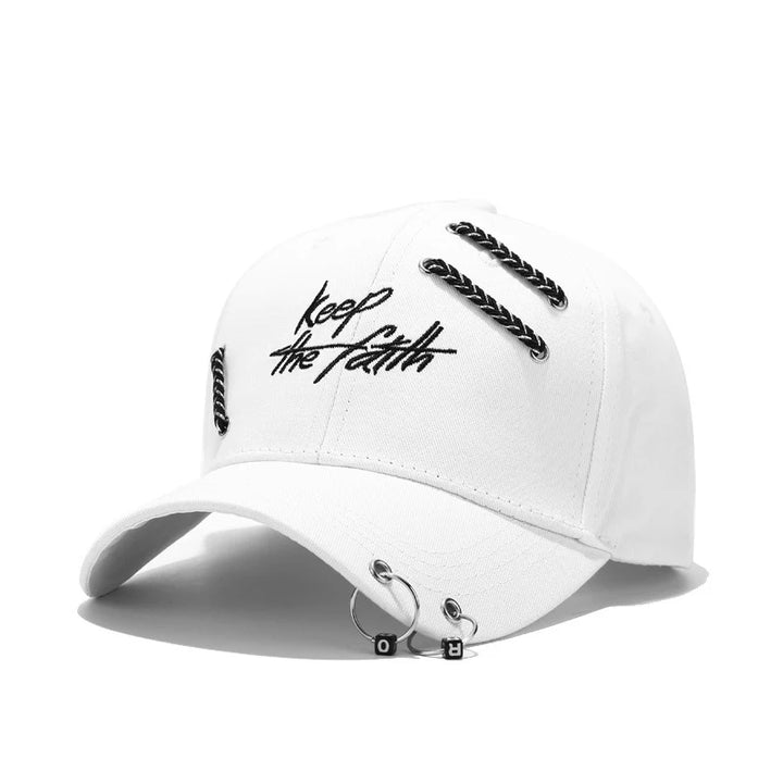 Straterra Embroidered Punk Snapback Cap