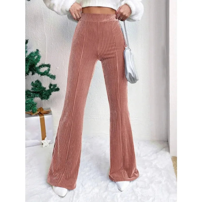 Velmara Velvet Bell Bottoms