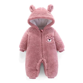 SnuggleBear™ Plush Baby Romper