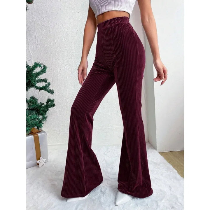 Velmara Velvet Bell Bottoms