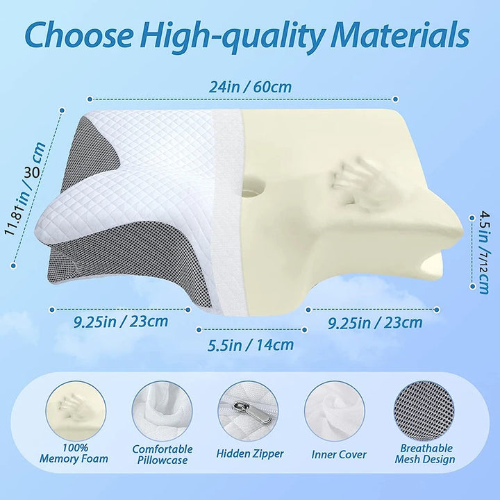 Seraphic Memory Foam Cervical Pillow