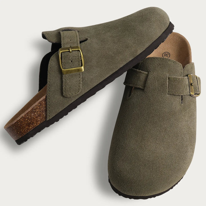 Lavoris Suede Cork Mules