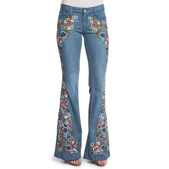 Isola Embroidered Bell Bottoms