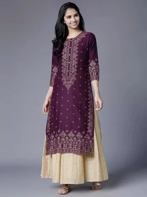 Aaraya Cotton Floral Kurta