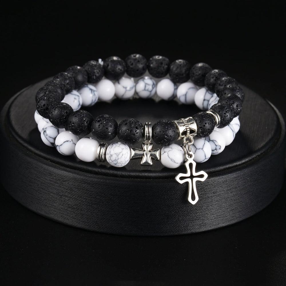 Rome Cross Bracelet - Nuvoula