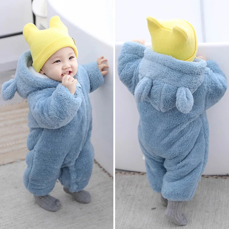 SnuggleBear™ Plush Baby Romper