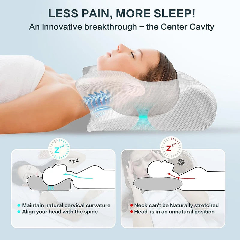 Seraphic Memory Foam Cervical Pillow