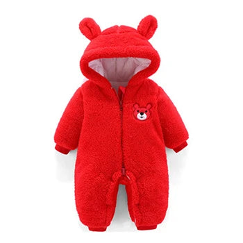 SnuggleBear™ Plush Baby Romper