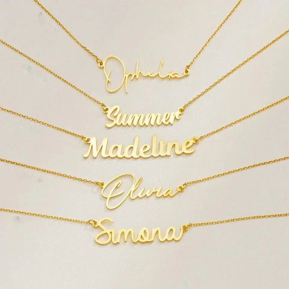 Aurelle Customized Name Pendant Necklace