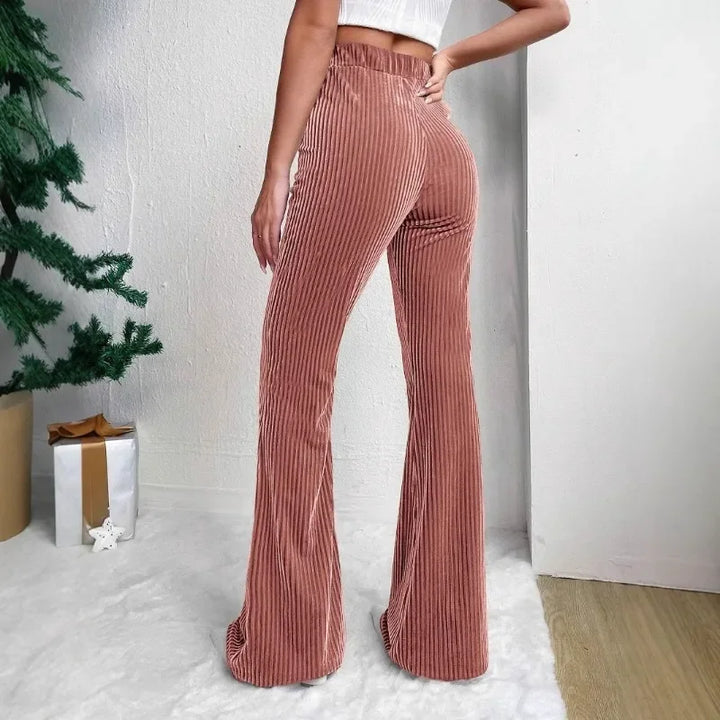 Velmara Velvet Bell Bottoms