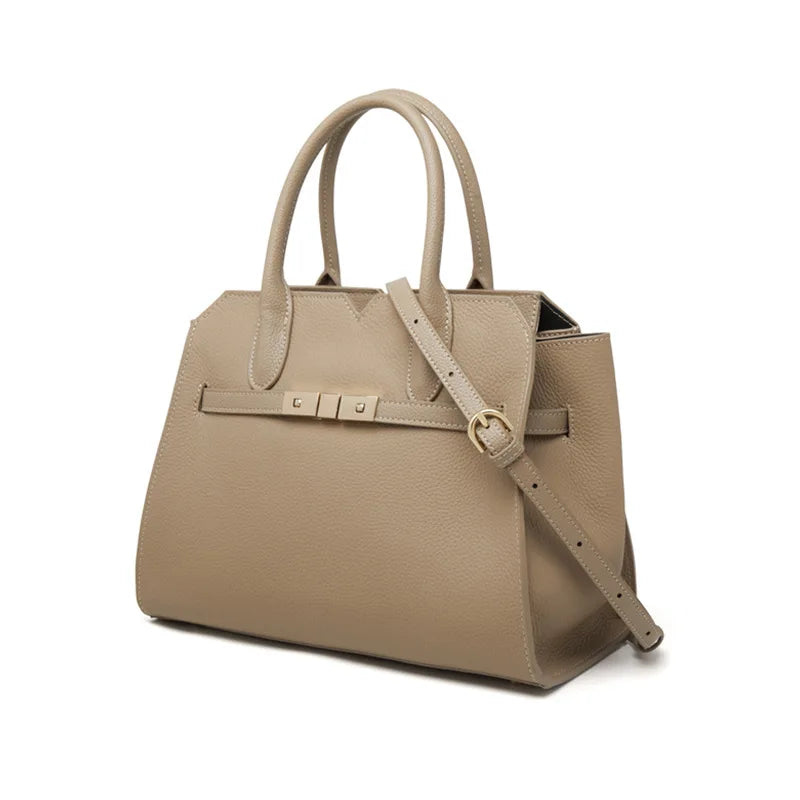 Mirelle Top-Grain Leather Handbag