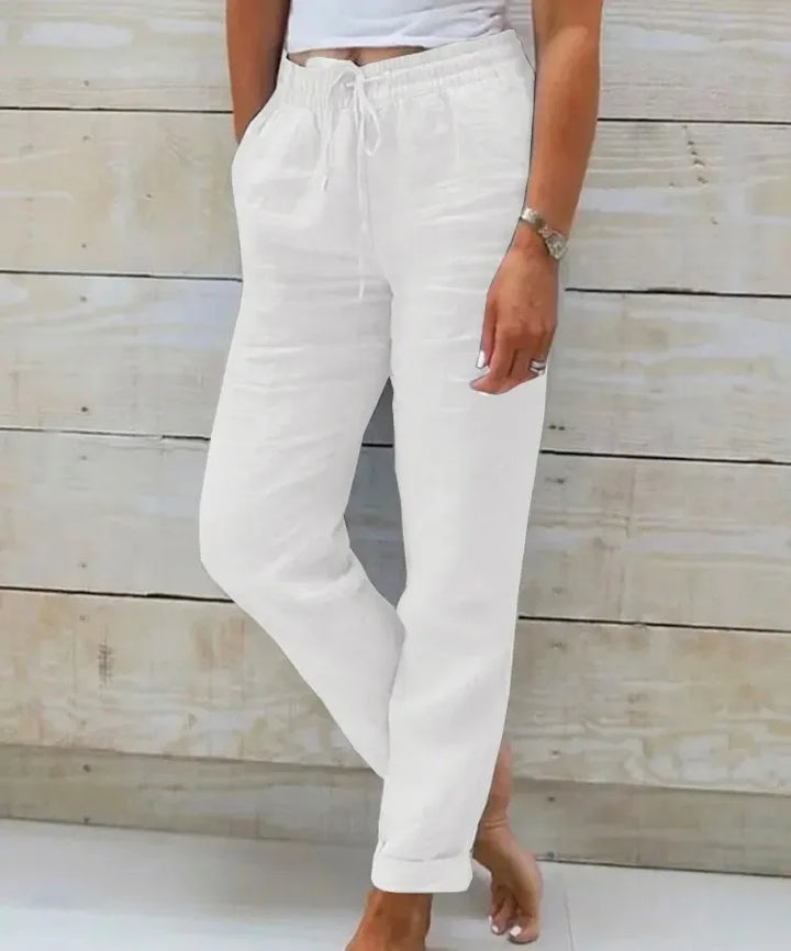 Veyra Cotton-Linen Pants