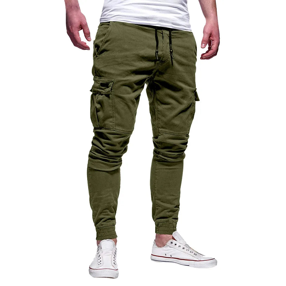 Men's Casual Cotton Joggers - Nuvoula