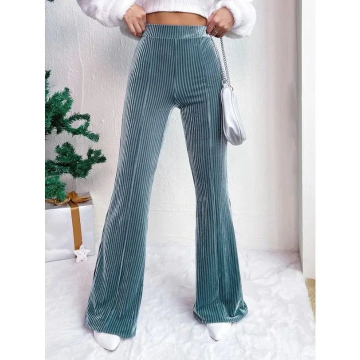 Velmara Velvet Bell Bottoms