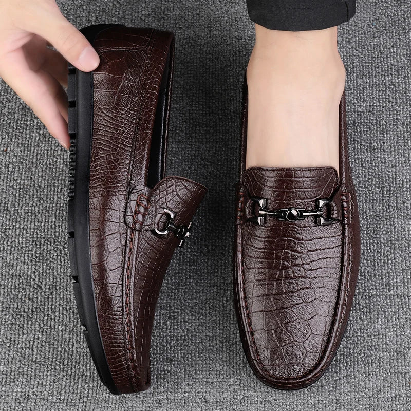 Giovanni Leather Loafers