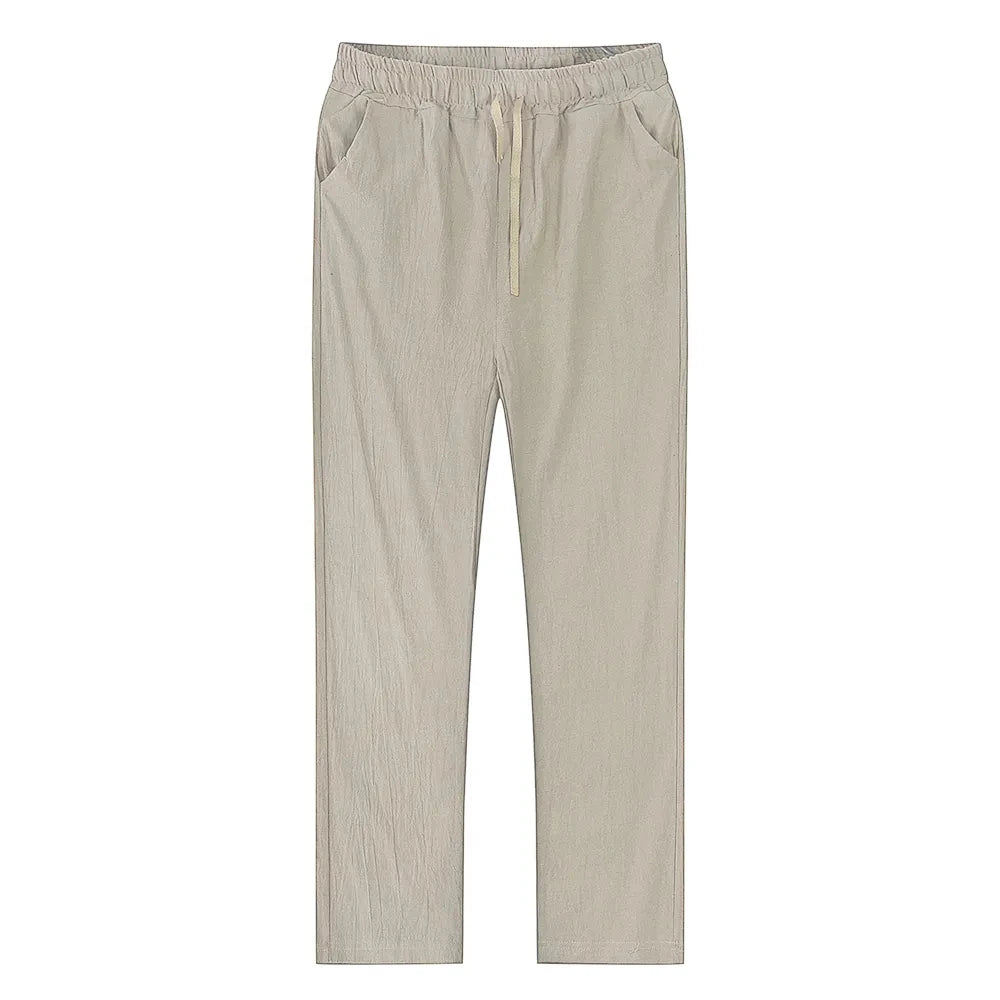 Zephyr Cotton-Linen Pants