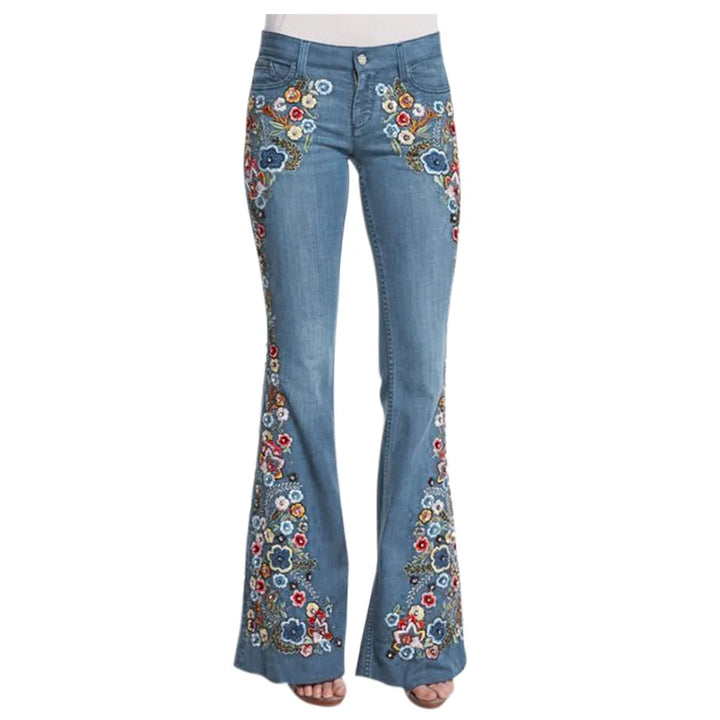 Isola Embroidered Bell Bottoms