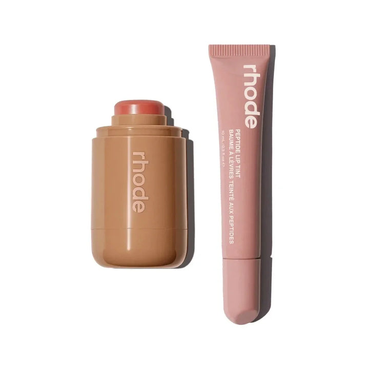 Hailey Pocket Blush + Peptide Lip Gloss