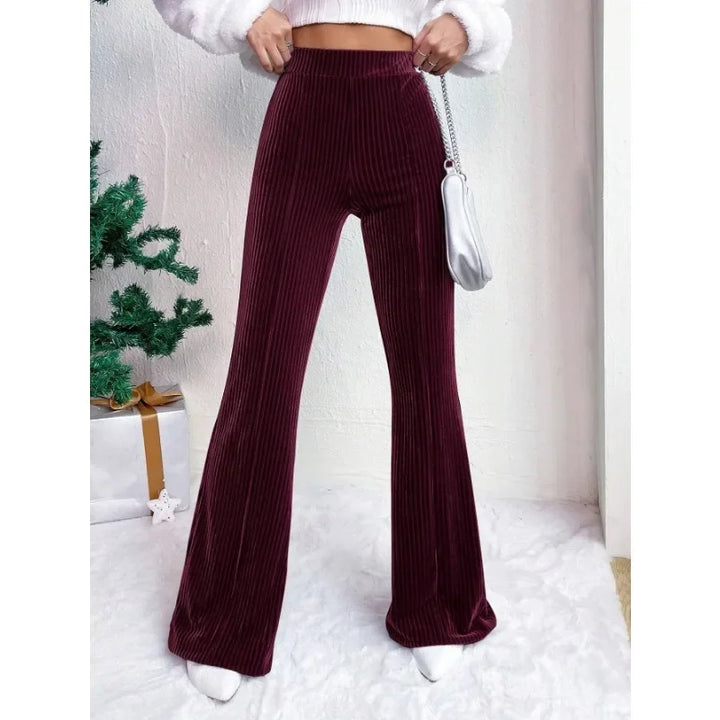 Velmara Velvet Bell Bottoms